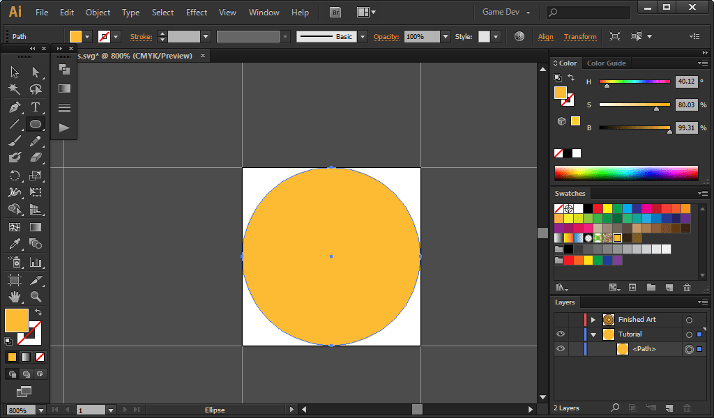 02 - Orange Circle