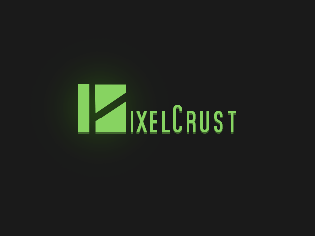 PixelCrust_BlackWithLogoGreenLight01v2